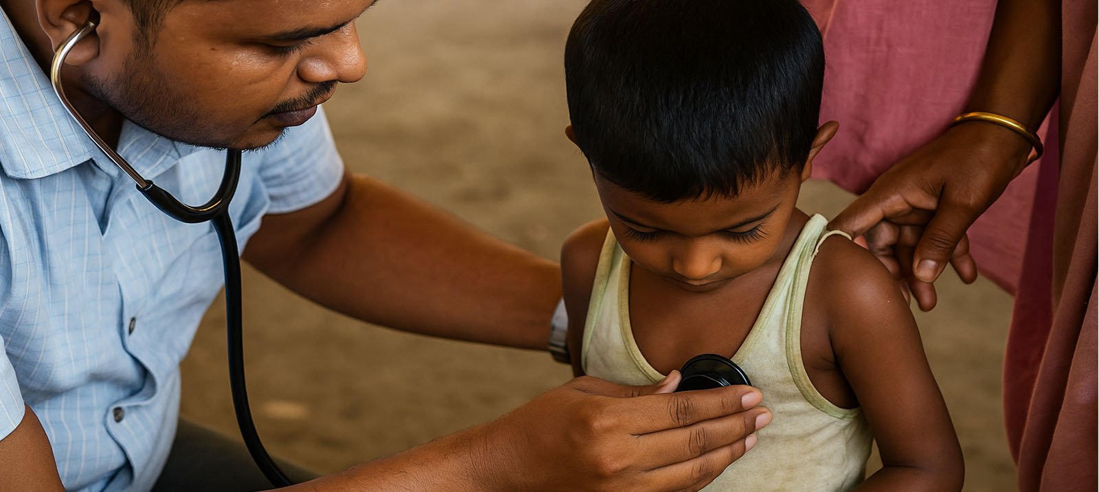 ज़रूरतमंद परिवारों तक <br> चिकित्सा सेवा पहुँचाना